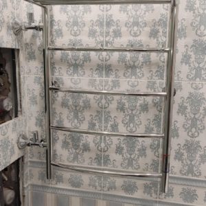 установка полотенцесушителя